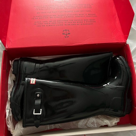 Women’s Original Hunter tall rain boot size 6 - Picture 5 of 8